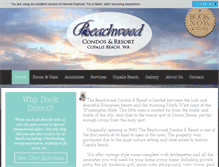 Tablet Screenshot of mybeachwood.com